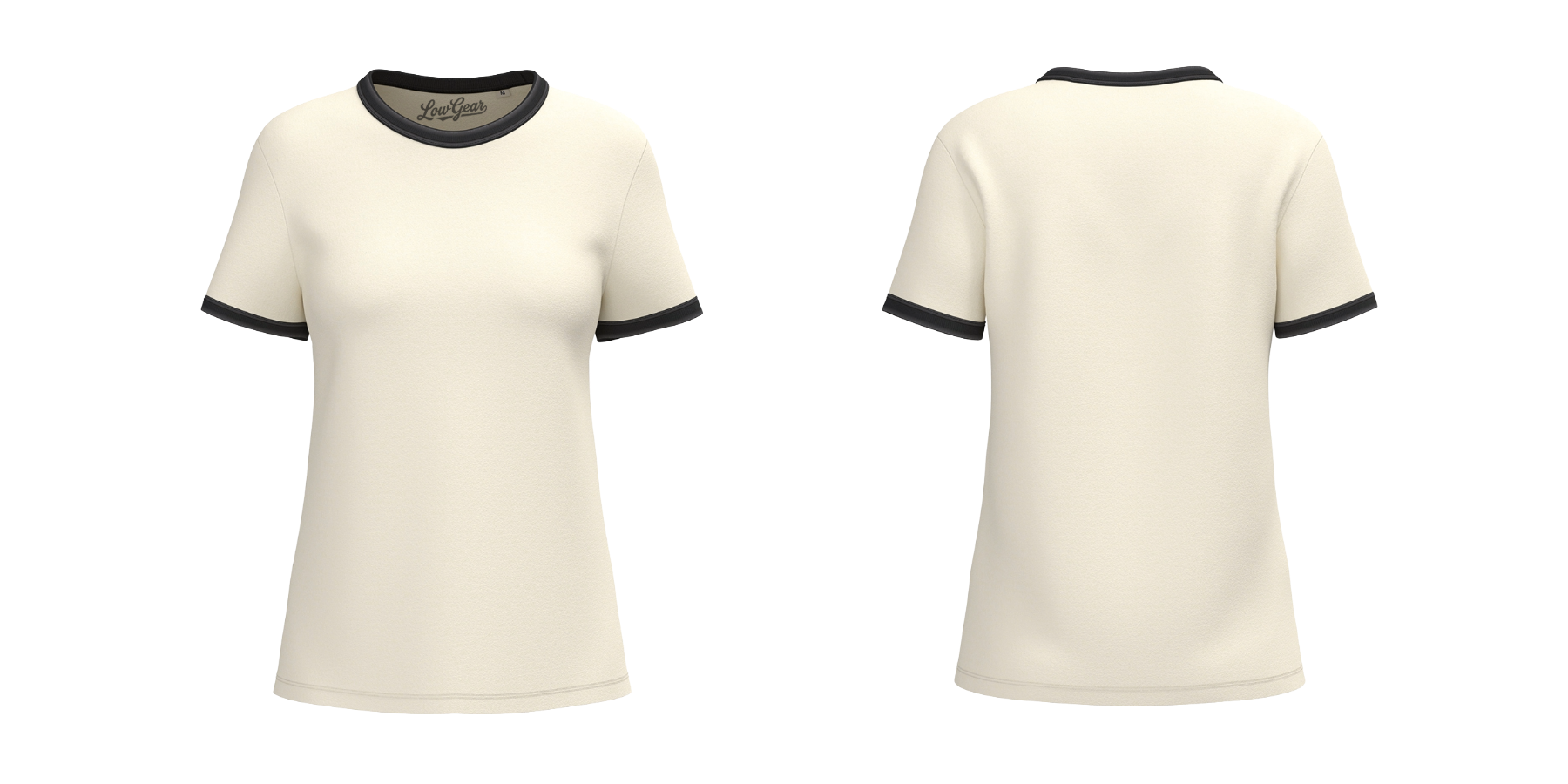 Ivory / Washed Black