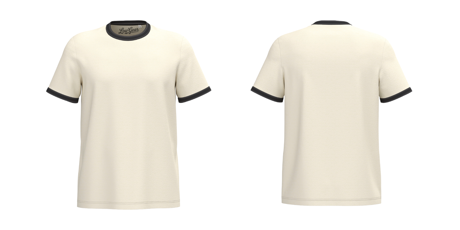Ivory / Washed Black
