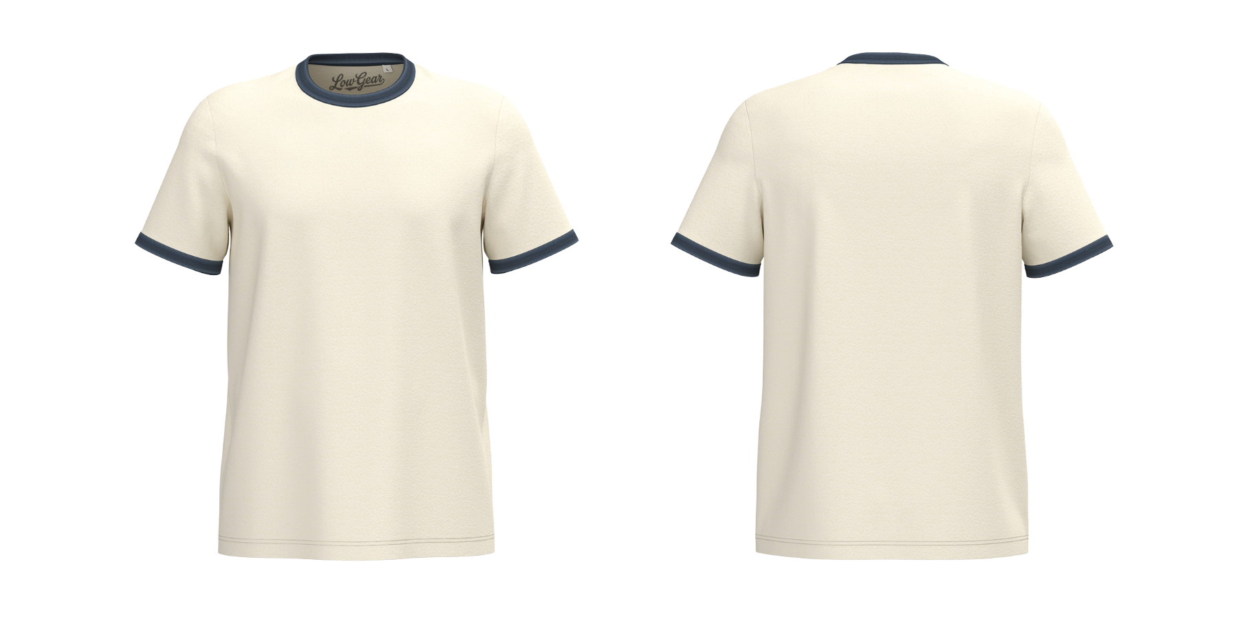 Ivory / Washed Navy