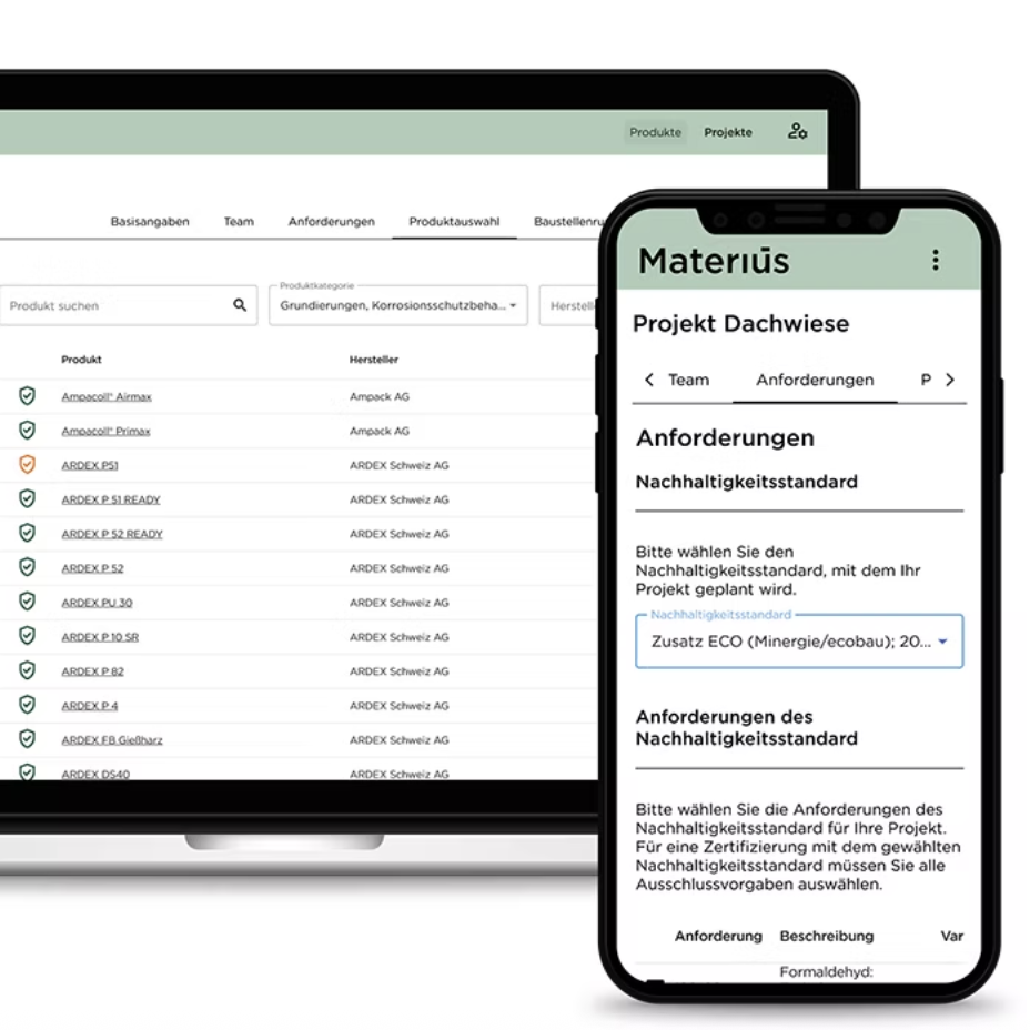 Software Materius Mockup
