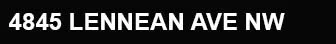 4845 LENNEAN AVE NW