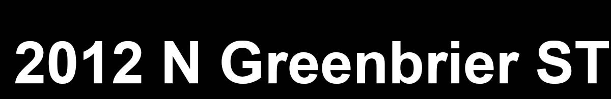 2012 N Greenbrier St