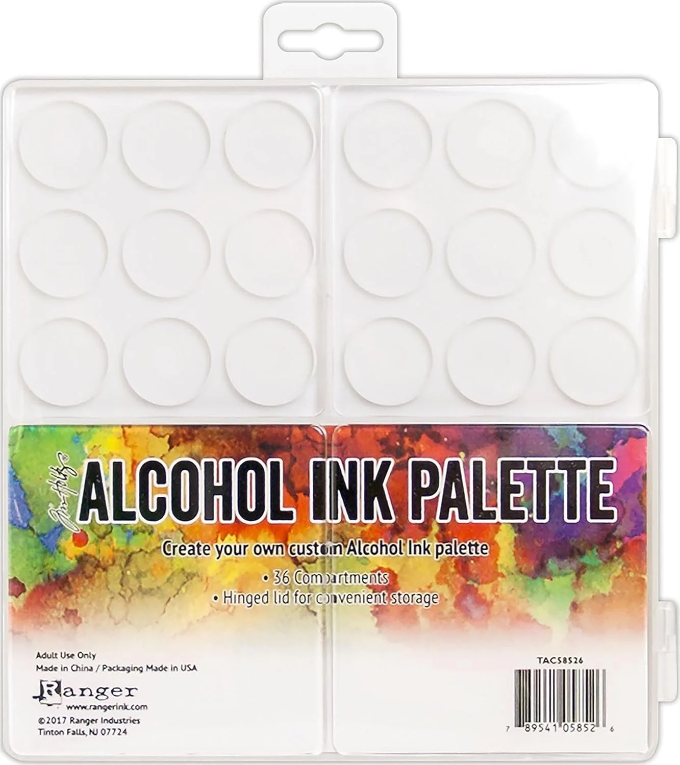 Ranger Tim Holtz Alcohol Ink Palette, Multicolor  $9.94