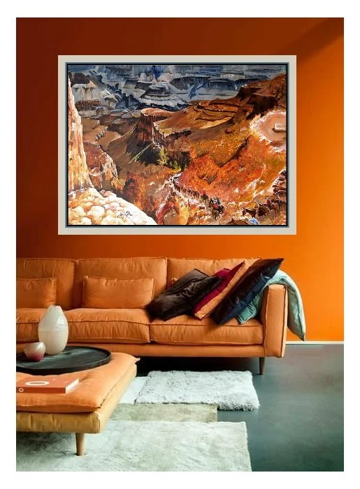 Mule Train at the Grand Canyon 1.jpg