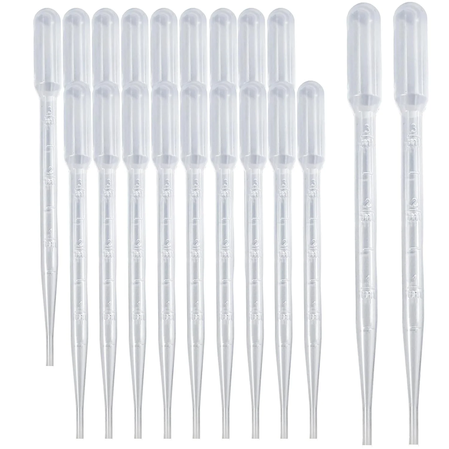 20 PCS 3ml Dropper Pipettes - Disposable Pipettes Dropper for Accurate Liquid Transfer  $3.86