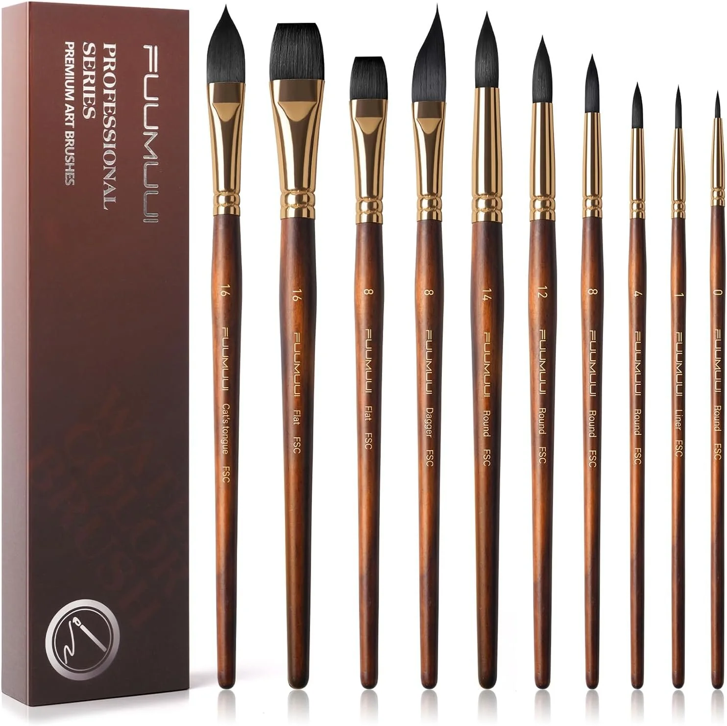 Fuumuui Watercolor Brush Set