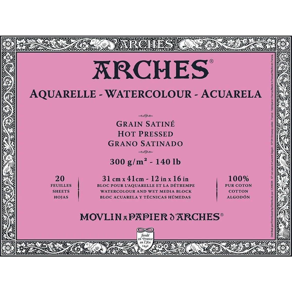 Arches Hot Press Watercolor Paper