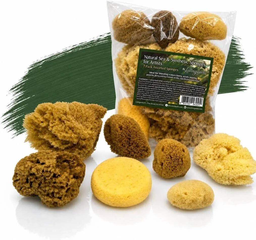 Natural Sea &amp; Synthetic Sponges