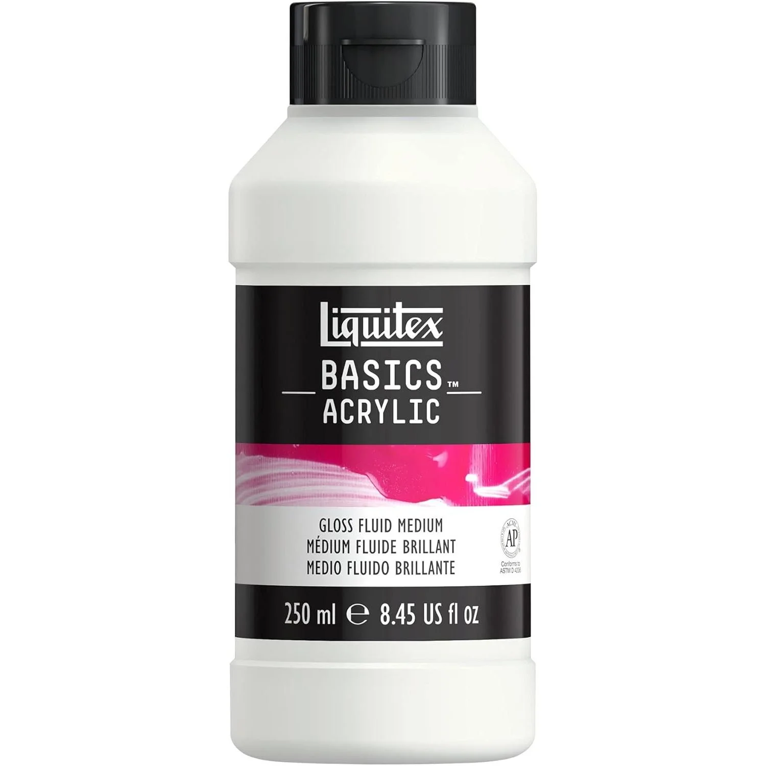 Liquitex BASICS Gloss Fluid Medium, 250ml, 8.4-oz   $14.99