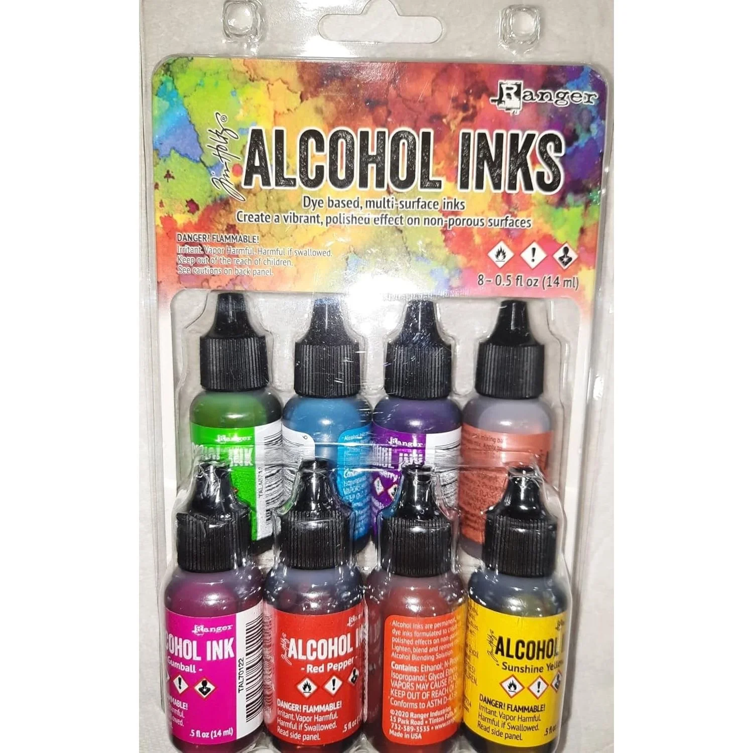 Ranger Tim Holtz Alcohol Inks 8 Pack TAK79385B  $26.97