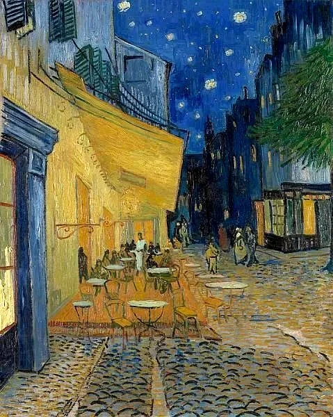 Cafe Terrace at Night by Van Gogh