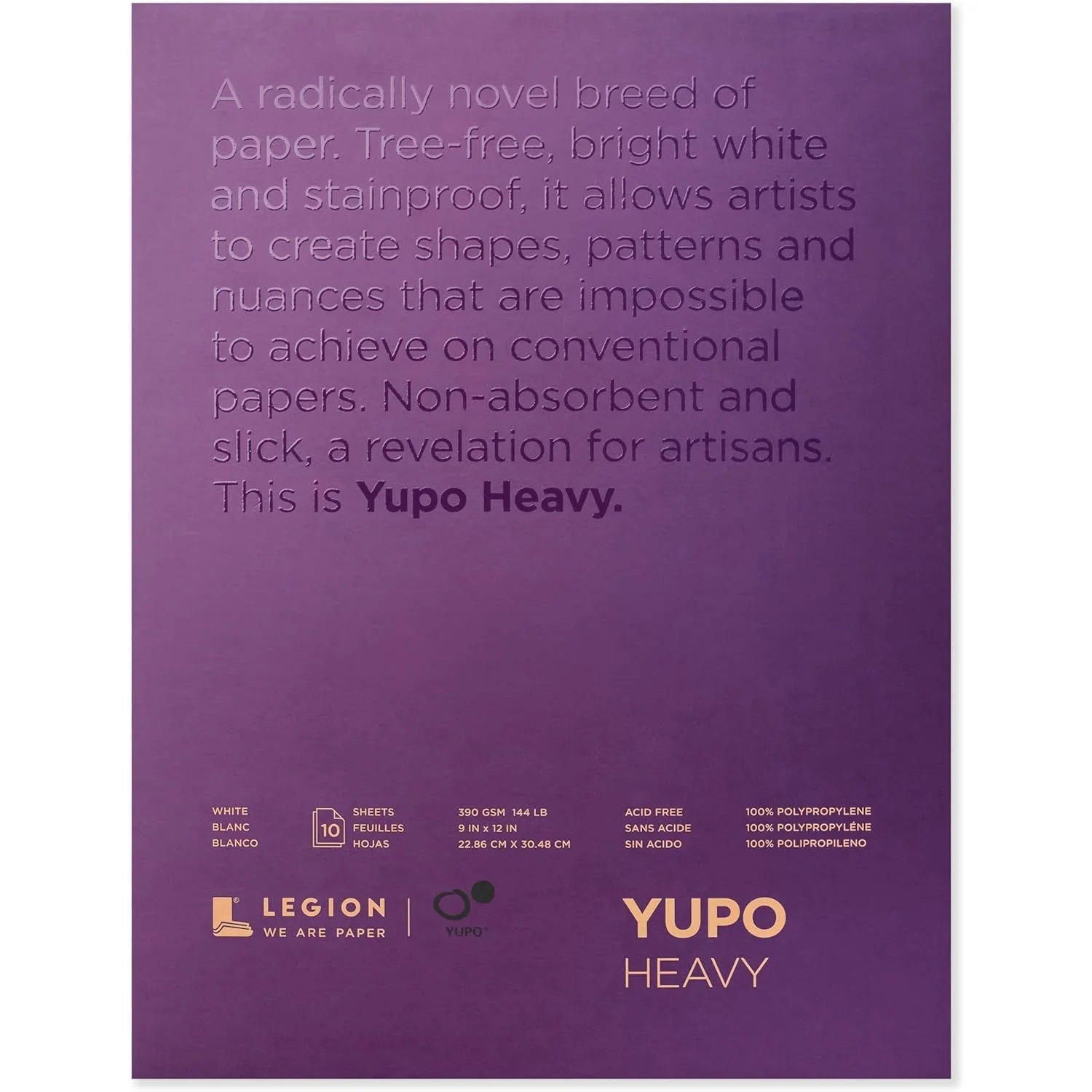 Yupo Paper (Heavy) Painting and Drawing  9x12 in  $34.64