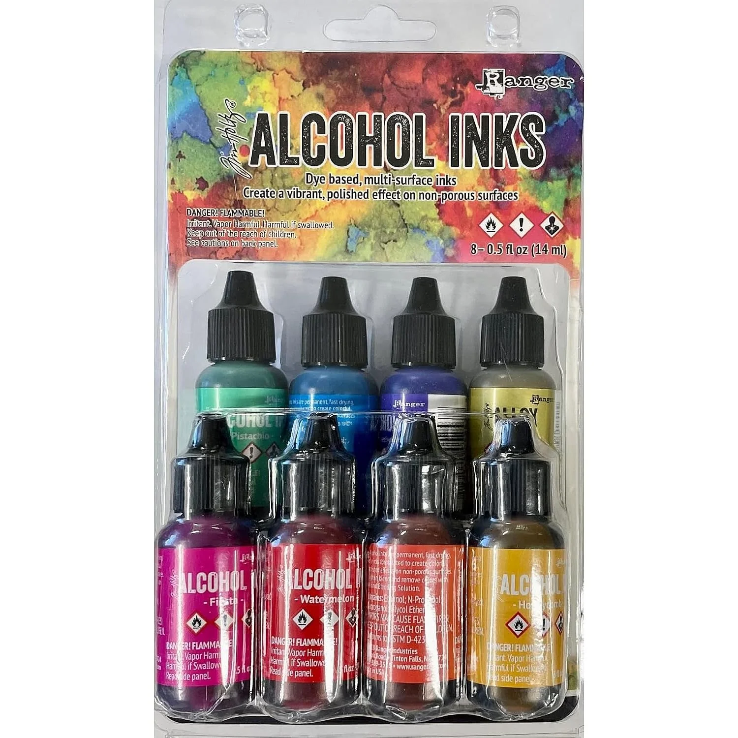 Ranger Tim Holtz Alcohol Inks 8 Pack Retro TAK83009 $27.95