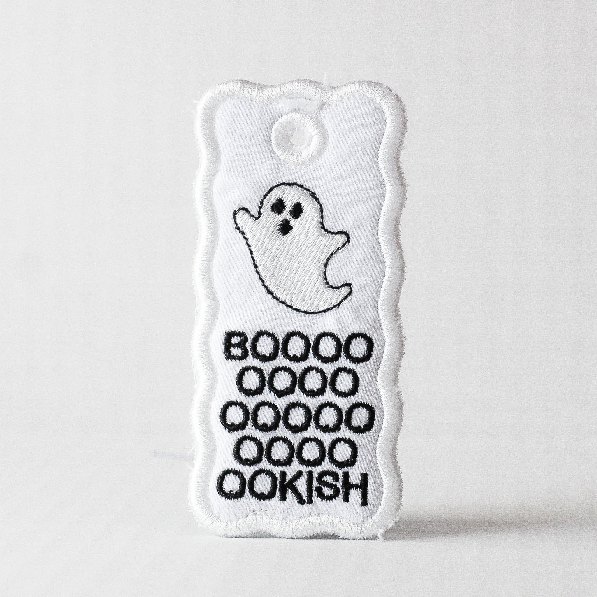 BOOOOOOOKISH EMBROIDERED BOOKMARK - SMALL