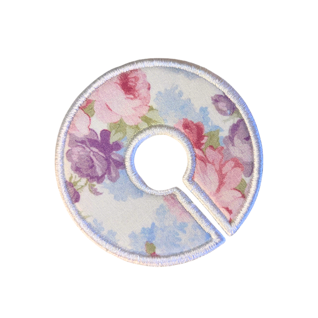Embroidered Wine Glass Tag
