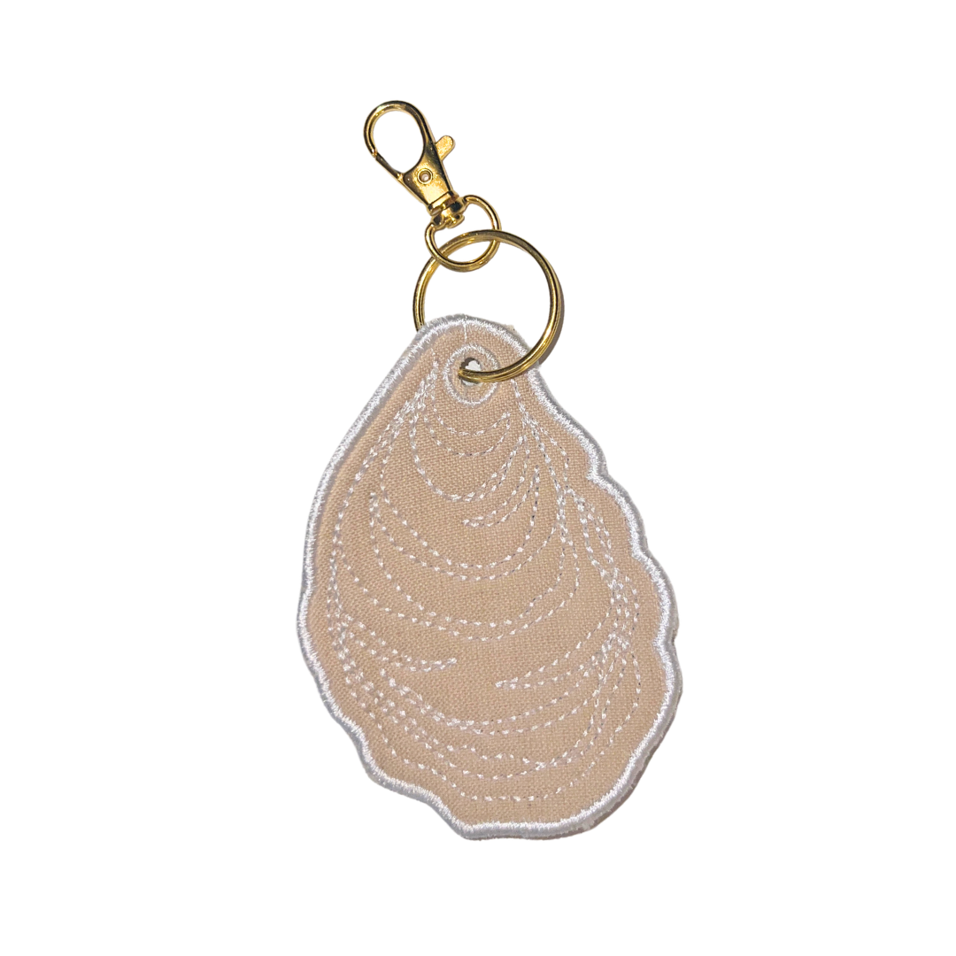 Oyster Shell Bag Tag