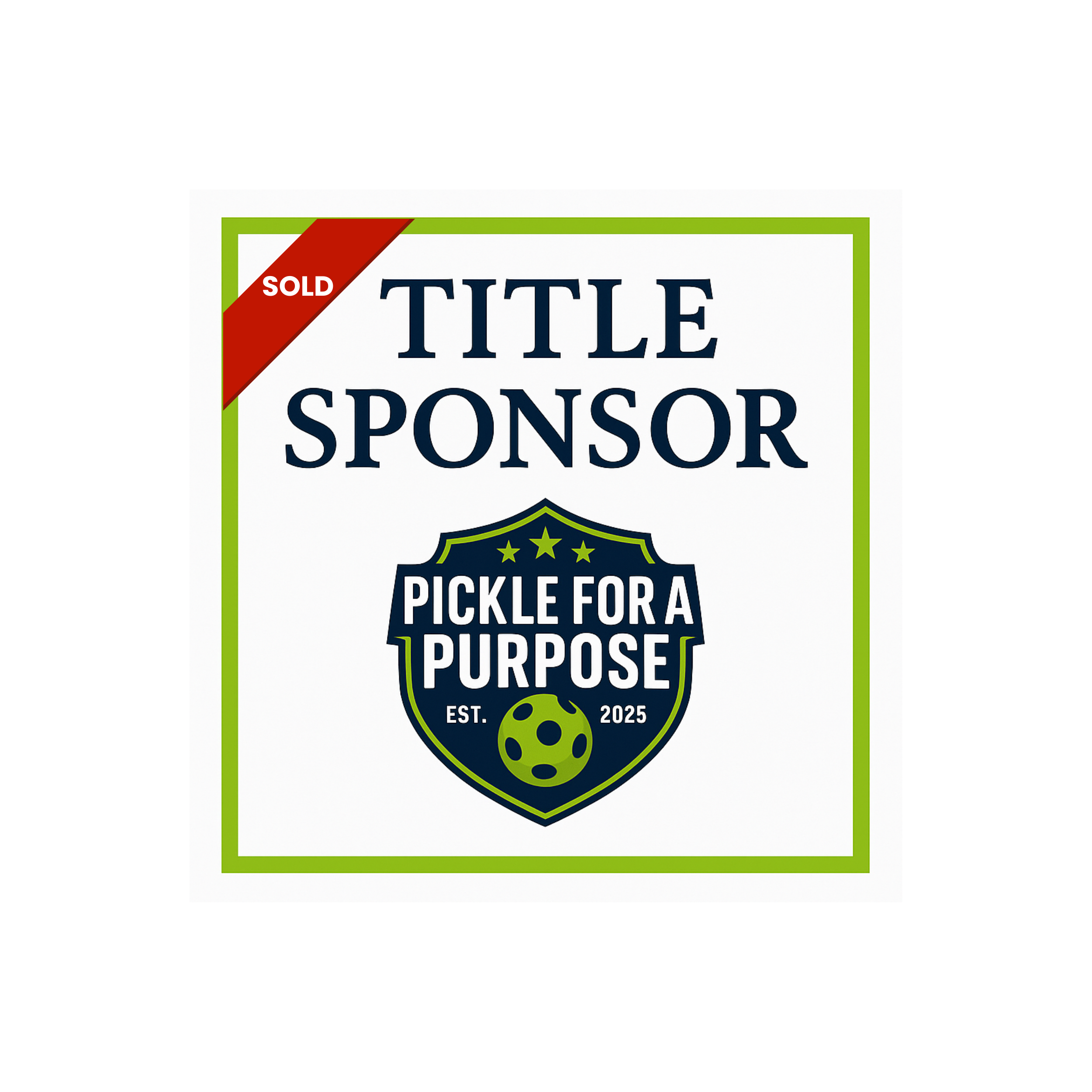 Tournament Title Sponsor