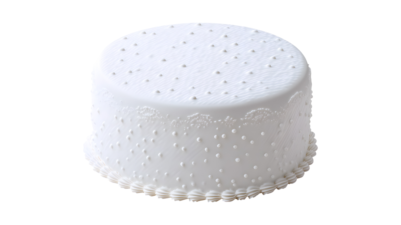 One-Tier Wedding Cake