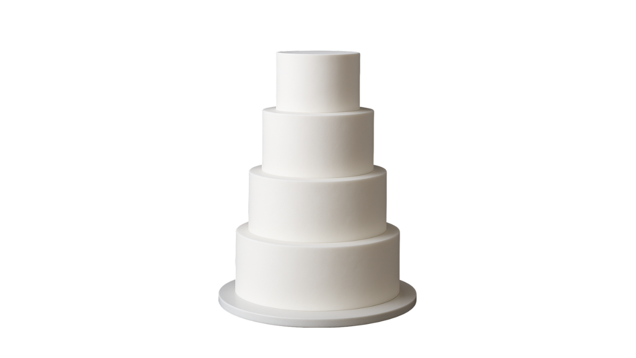 Four-Tier Wedding Cake