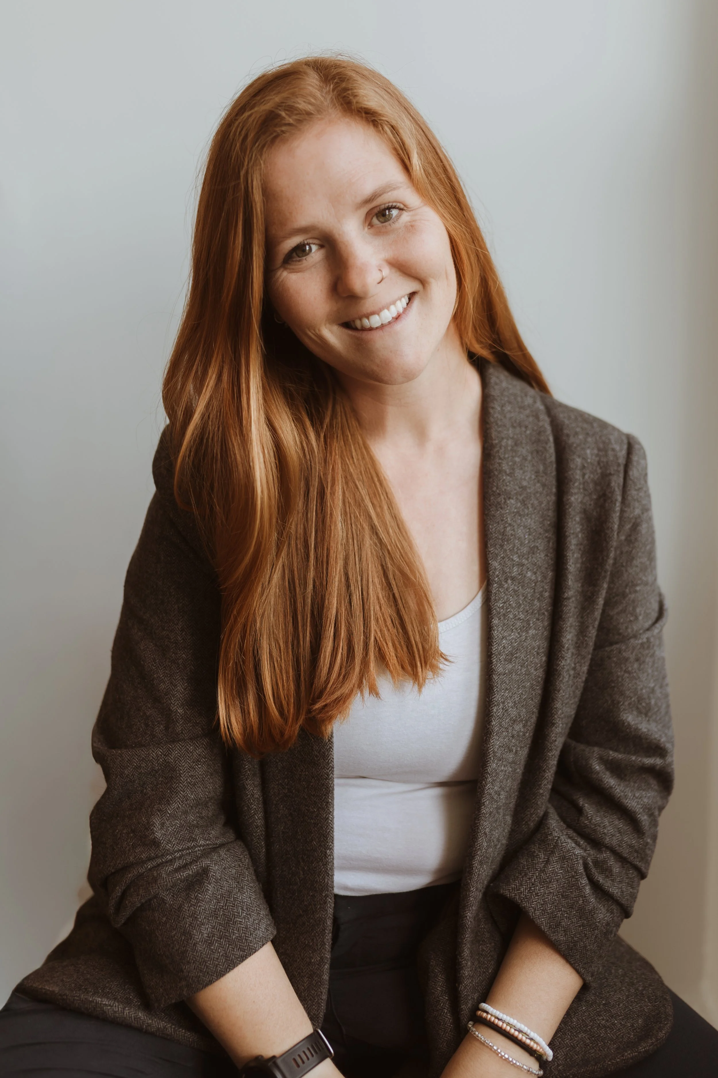 Alison Lappan, Registered Psychotherapist (Qualifying), in her Kingston therapy office