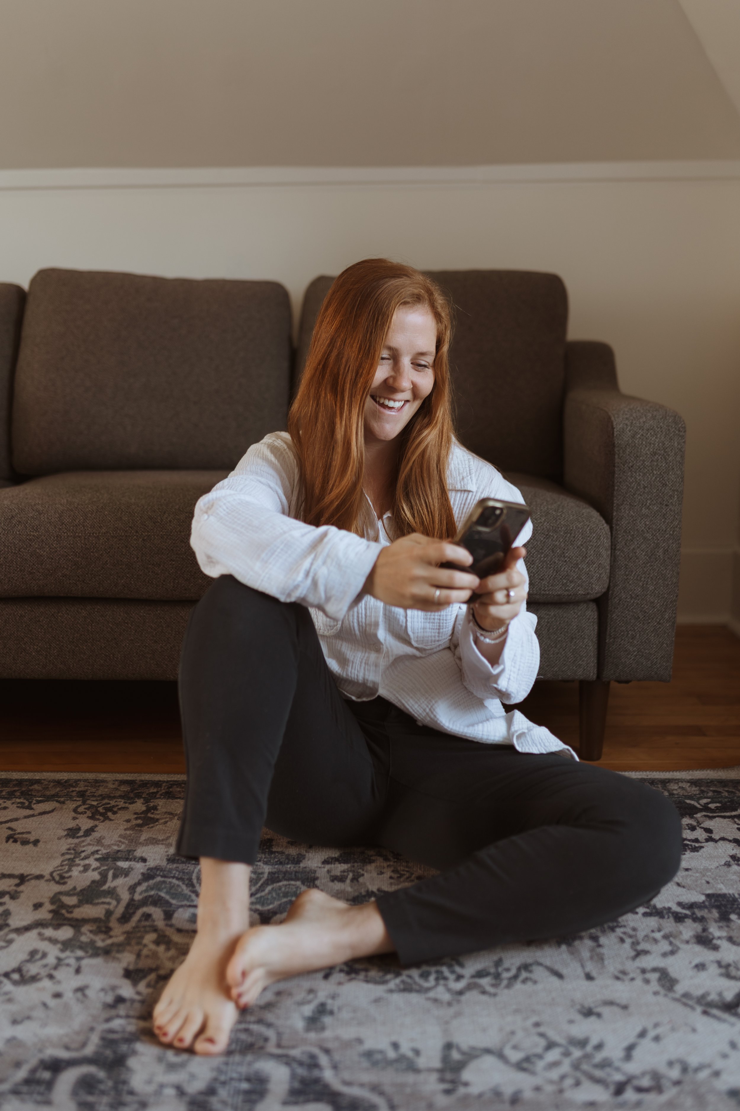 Ontario therapist in calming office