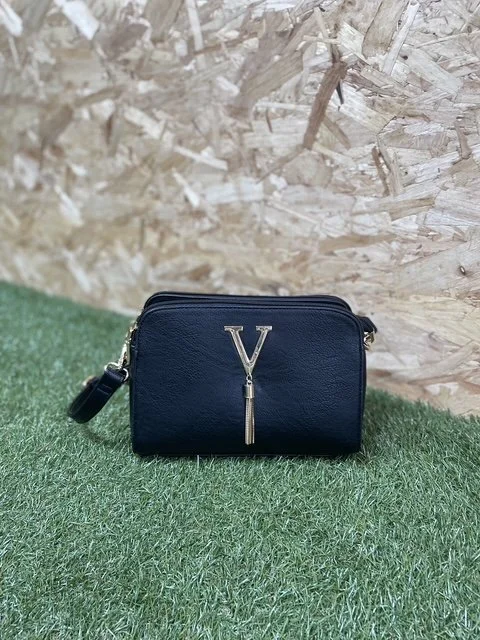 V Tassel Crossbody Bag