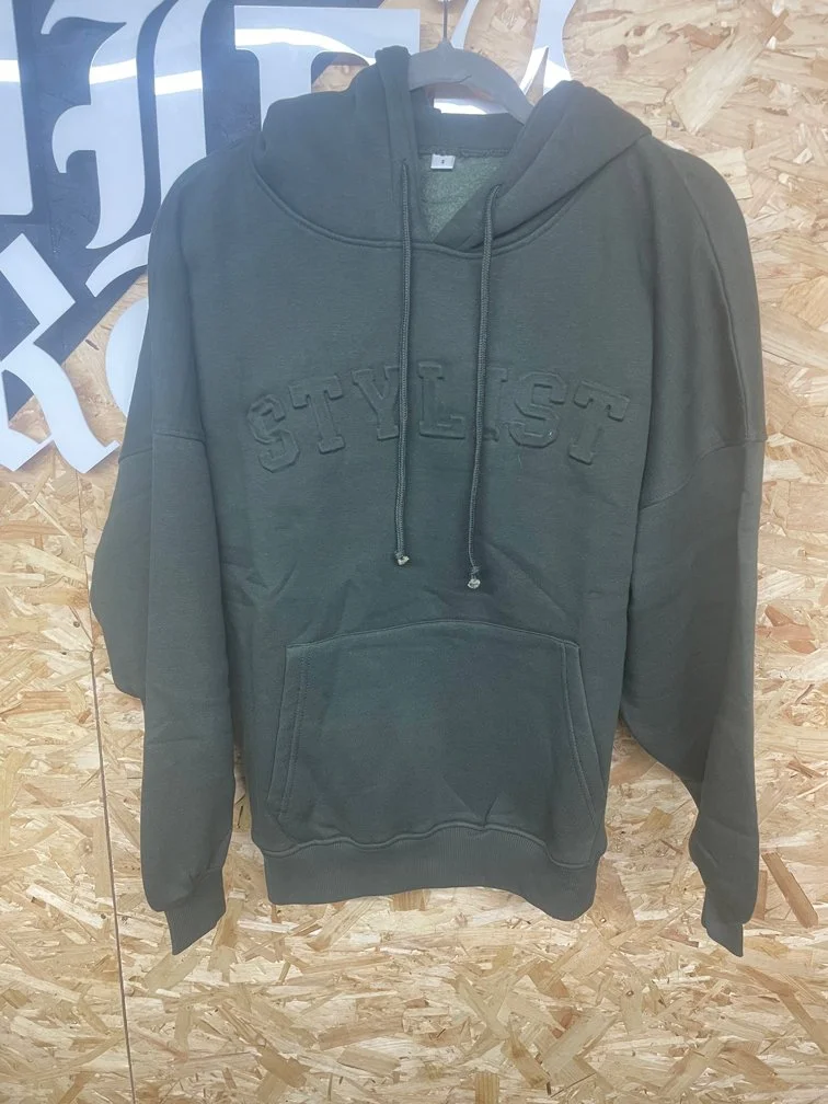 Stylist Embossed Oversized Hoody