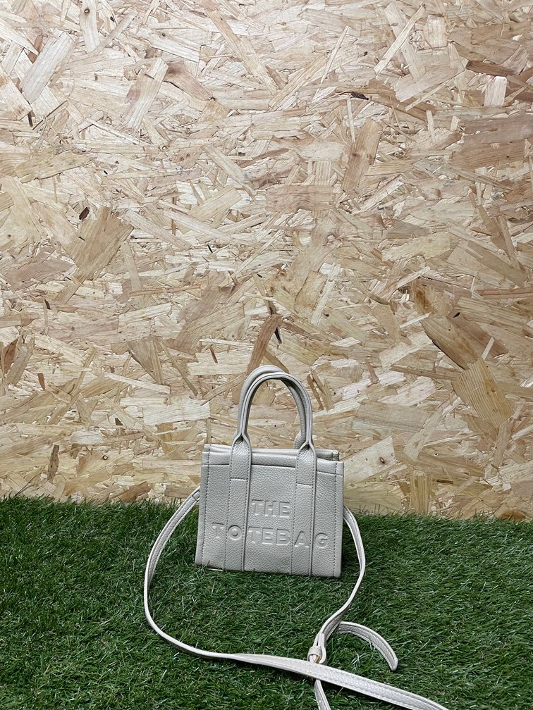 Beige Mini Tote Bag