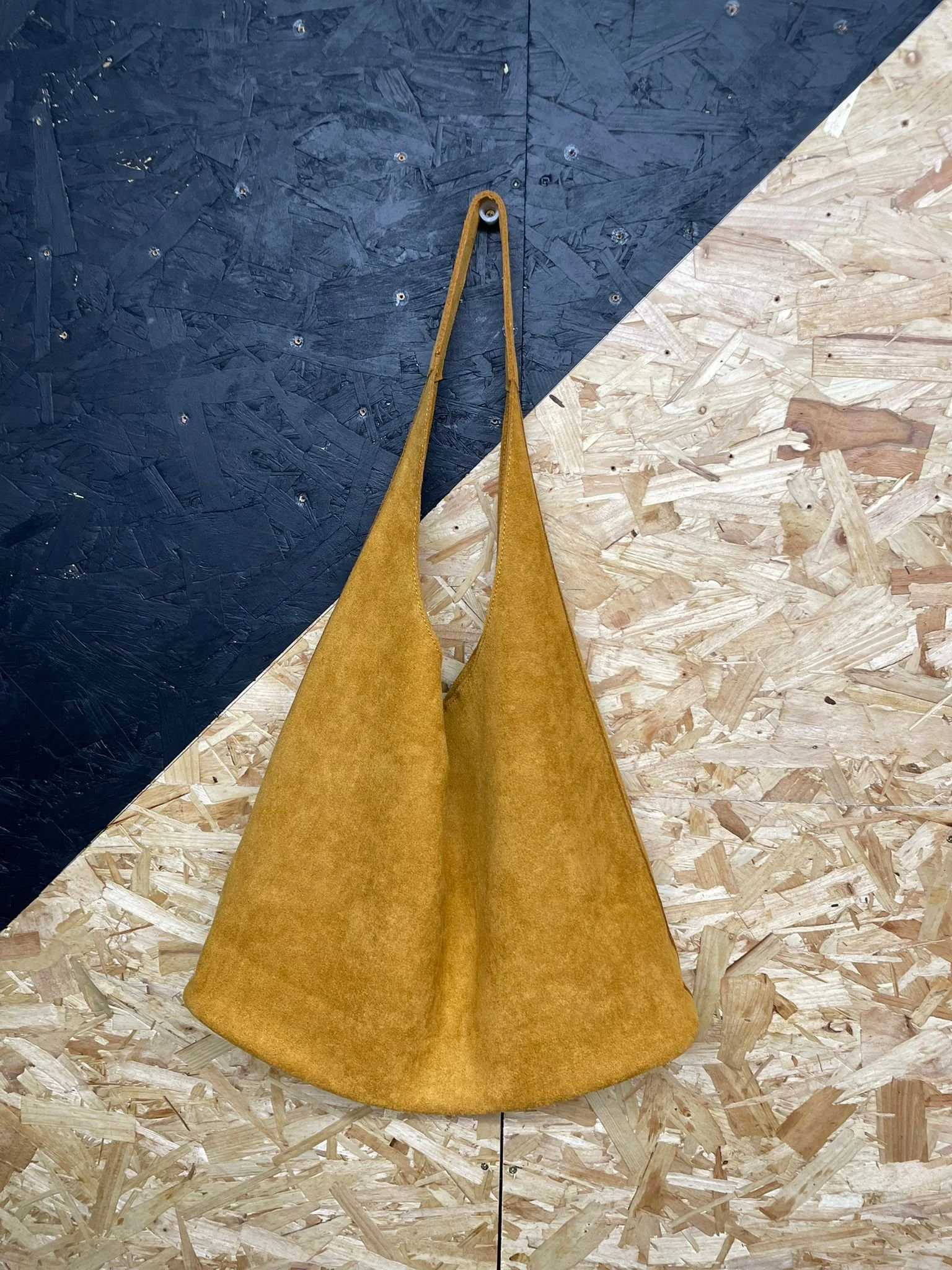 Faux Suede Bag in a Bag