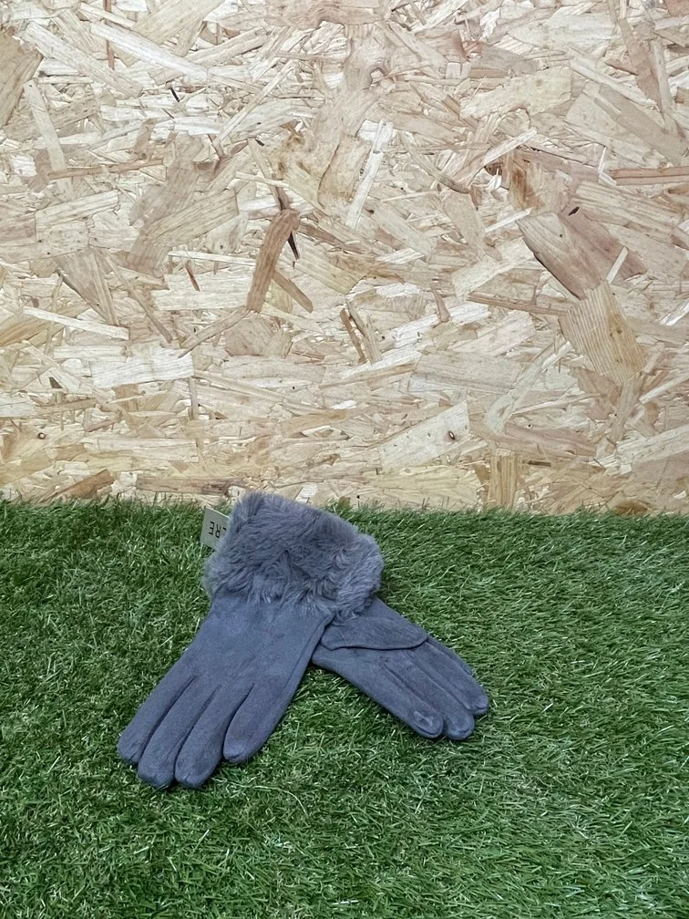 Fur Trim Gloves