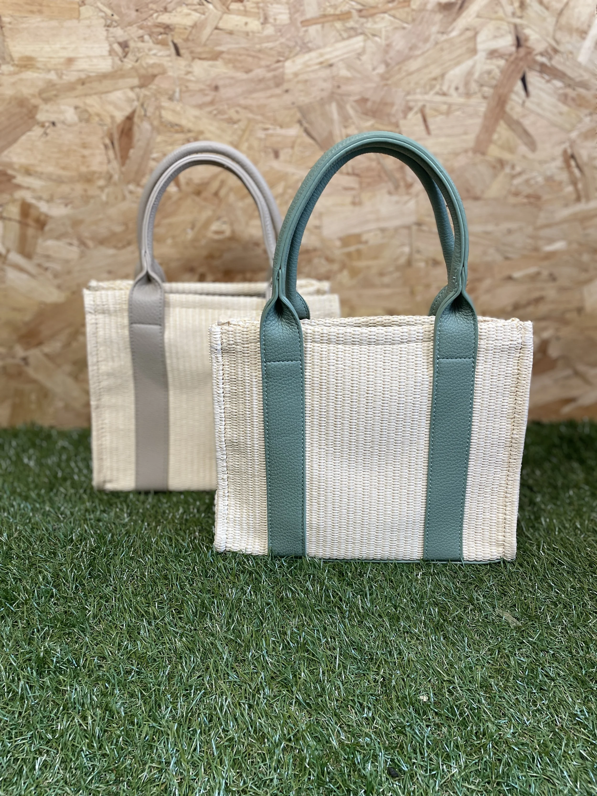 Small Straw Tote Bag