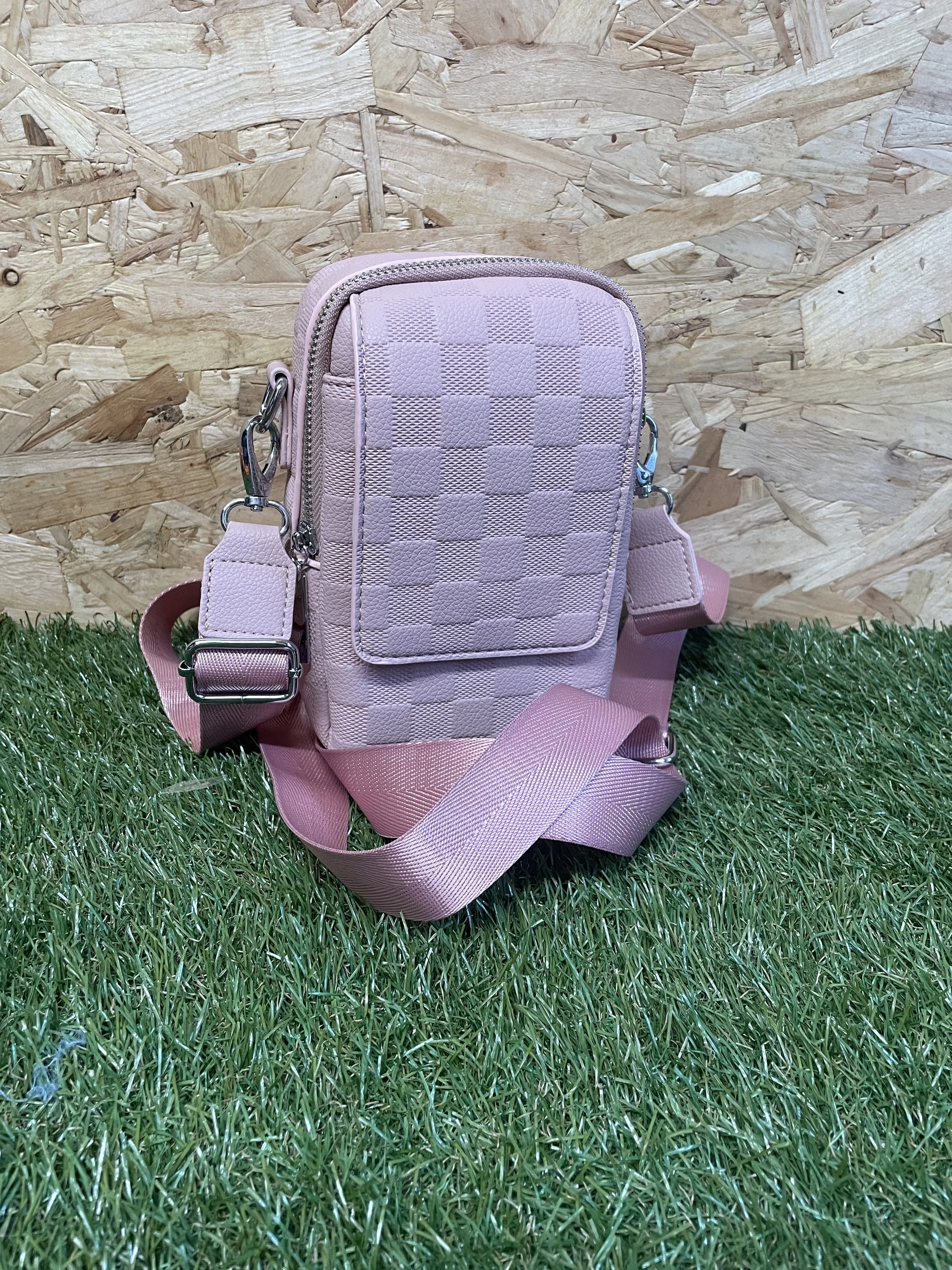 Checkered Crossbody Bag