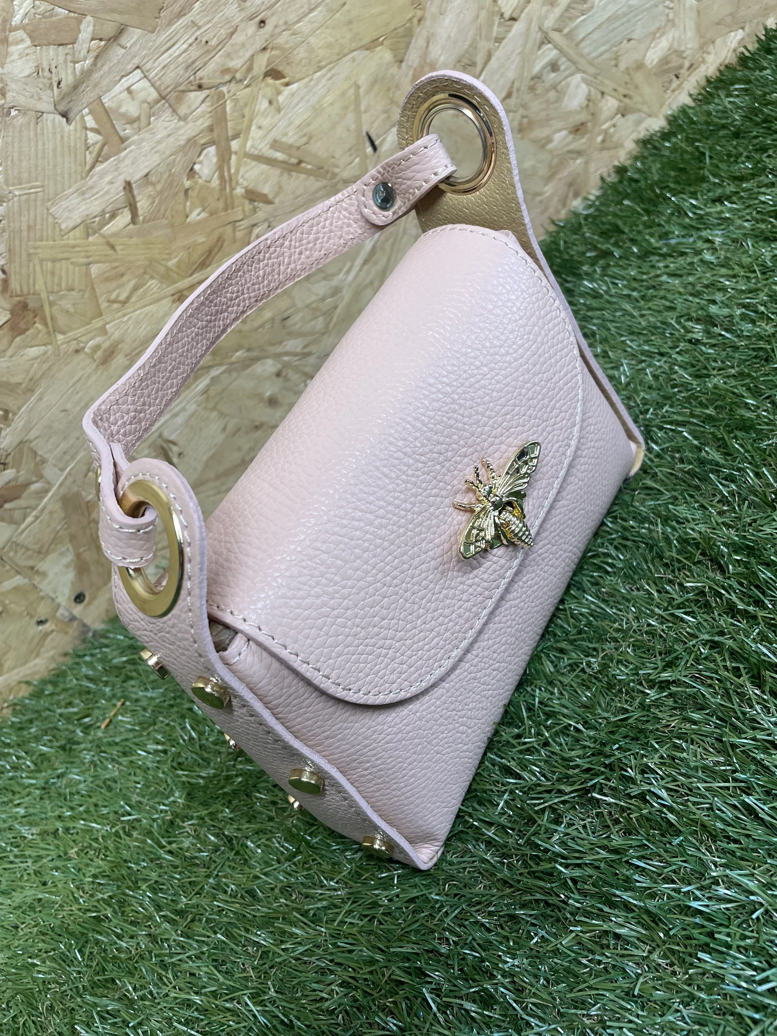 Leather Bee Bag