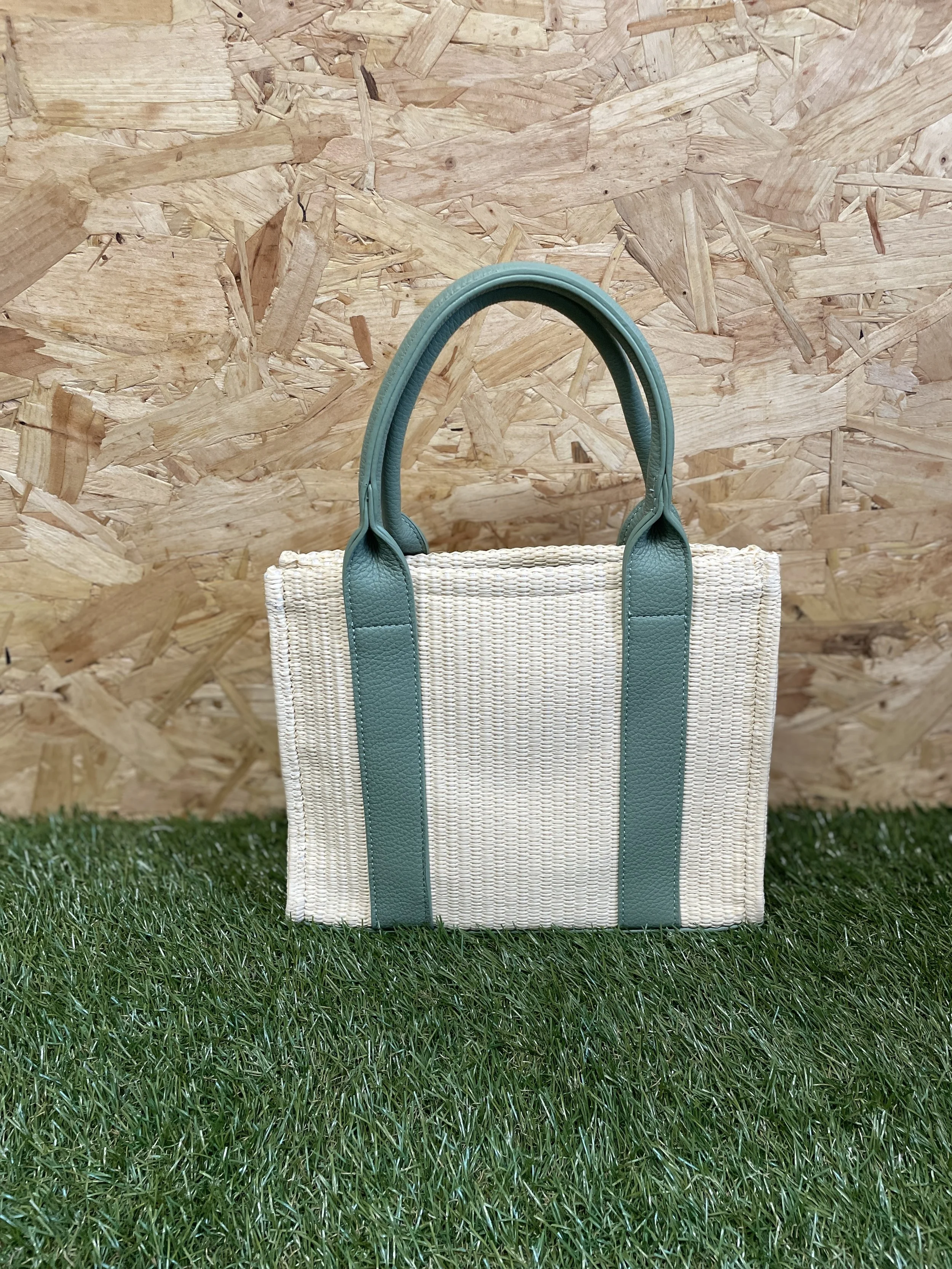 Small Straw Tote Bag