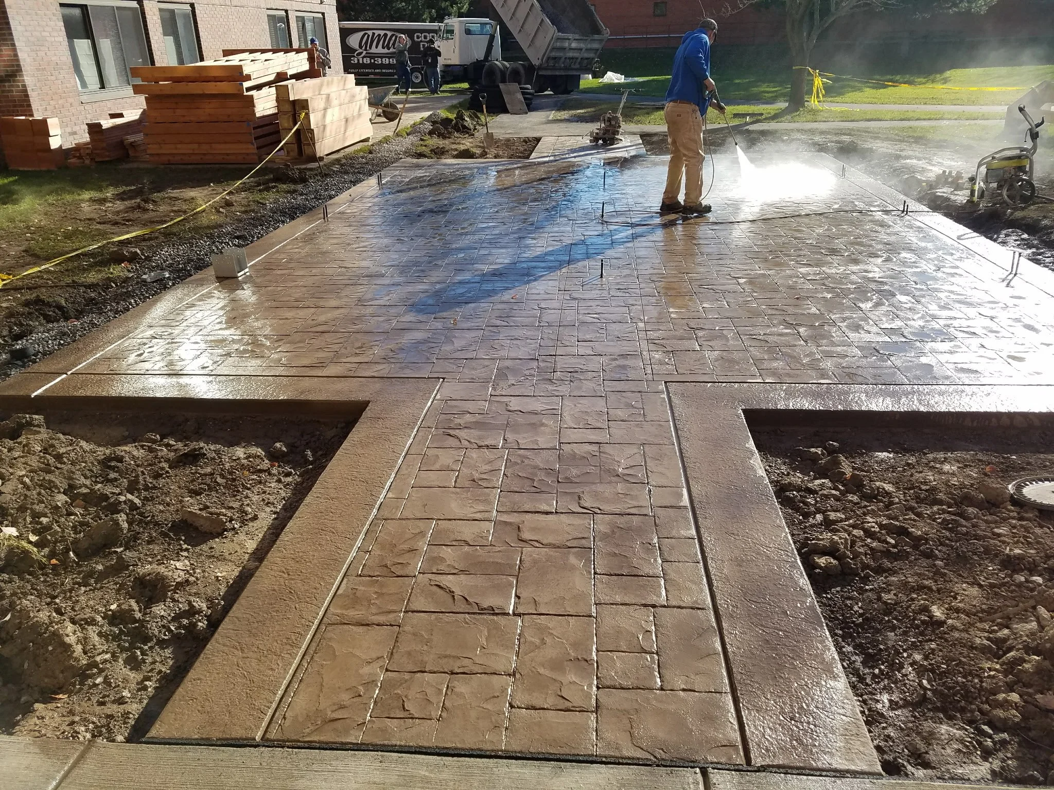 Transforming Outdoor Spaces: The Power of Stamped Concrete
