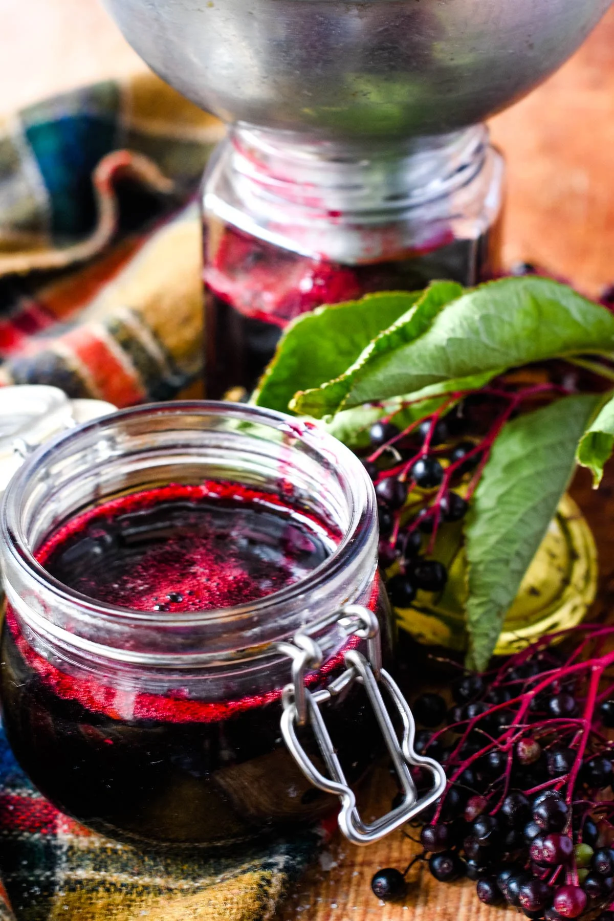 Elderberry Peach Pepper Jelly