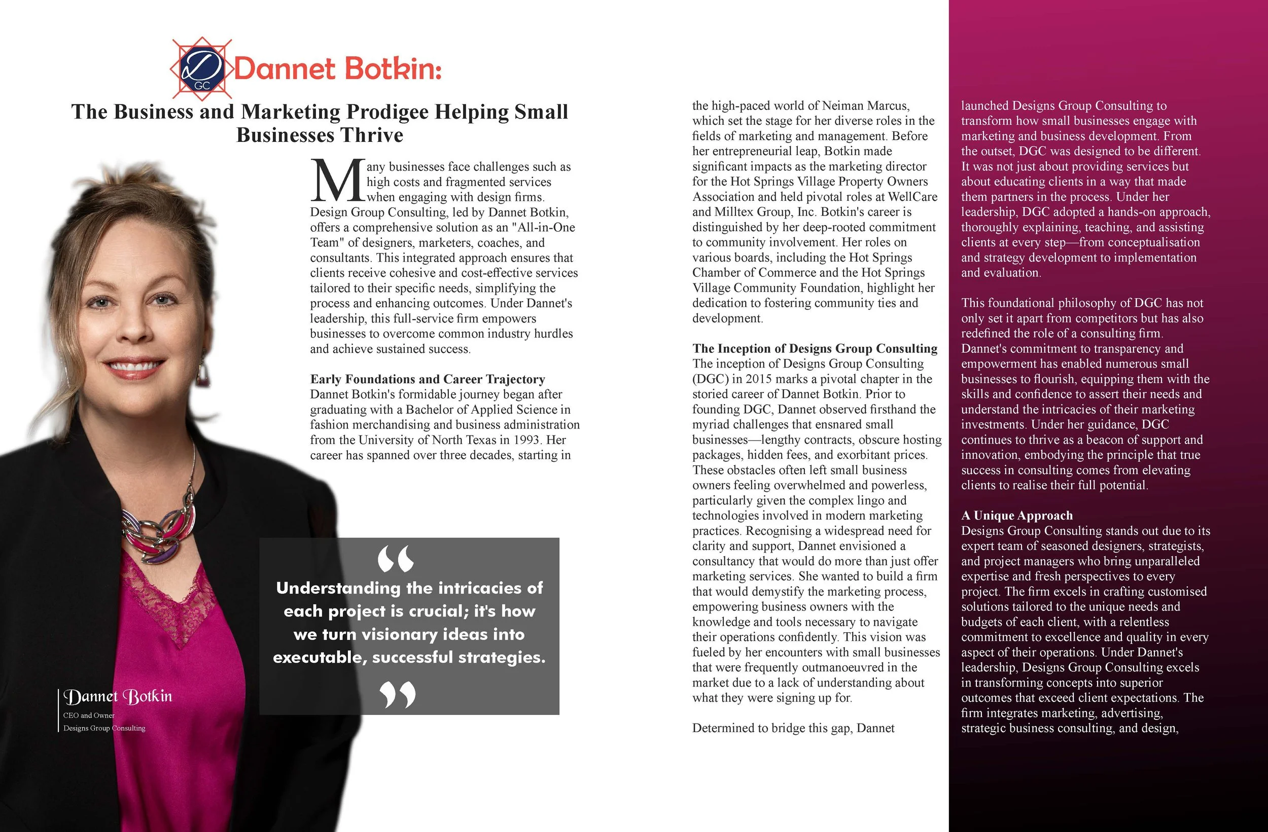 Dannet Botkin, Business & Marketing Expert