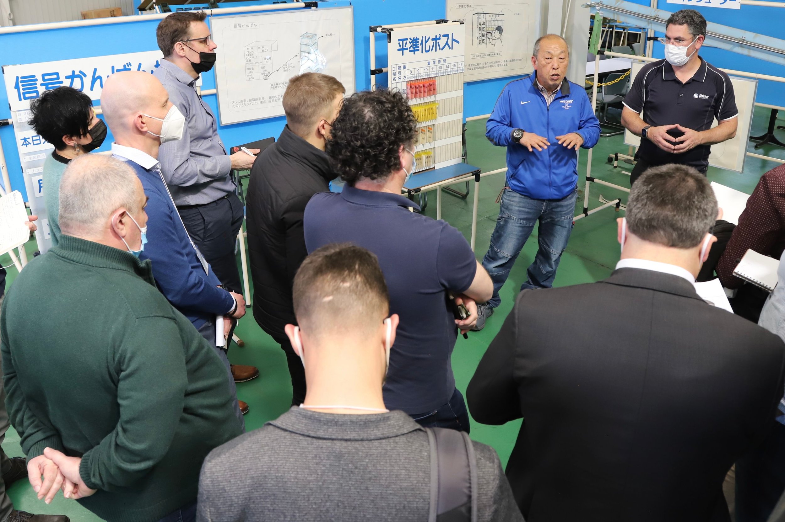 Anthony Collins at a Lean Workshop in Gifu, Japan