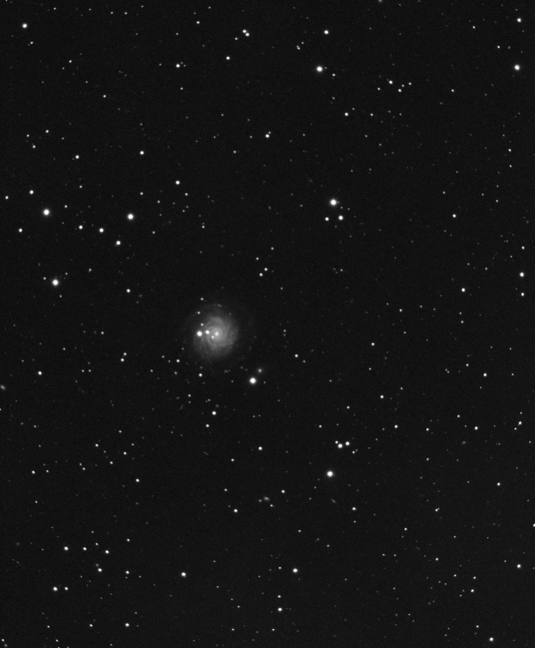 NGC 3344 & M104 – Ein Schnappschuss