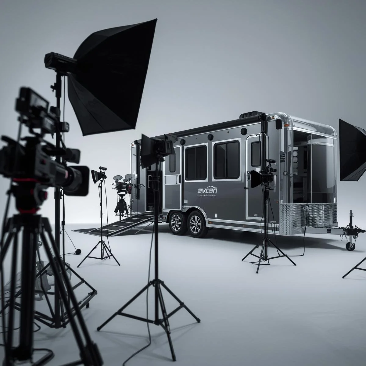 Our mobile studio allows us to provide Studio productions anywhere.