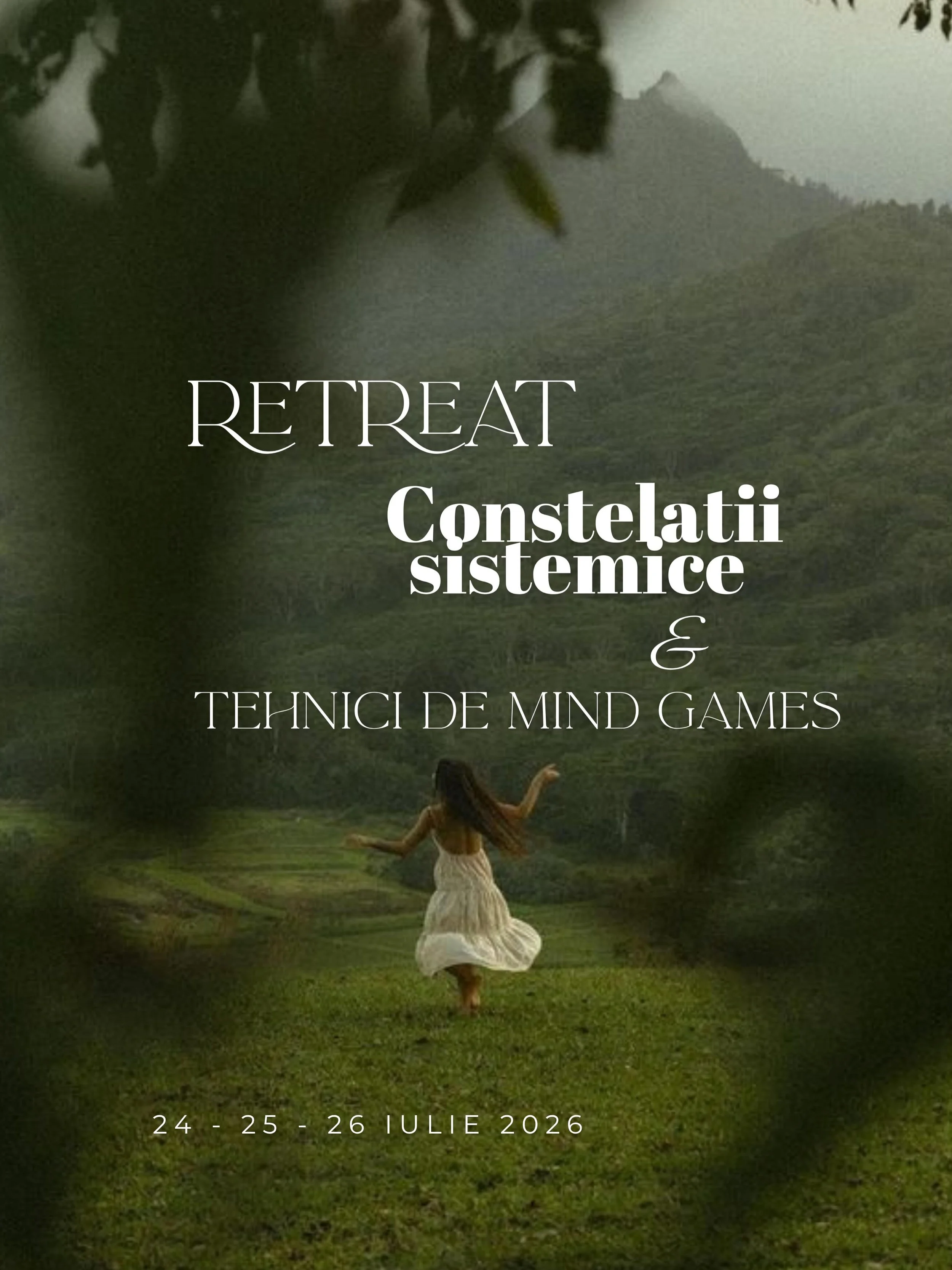 Am anuntat retreatul de ieri si cele 11 locuri initial propuse au fost ocupate, cu doua cereri extra. 
A fost nevoie sa inchiriez si urmatoarea cabana si prin urmare, mai scot 6 locuri pentru acest retreat.
Lasa-mi mesaj pentru mai multe detalii. ⛓️&