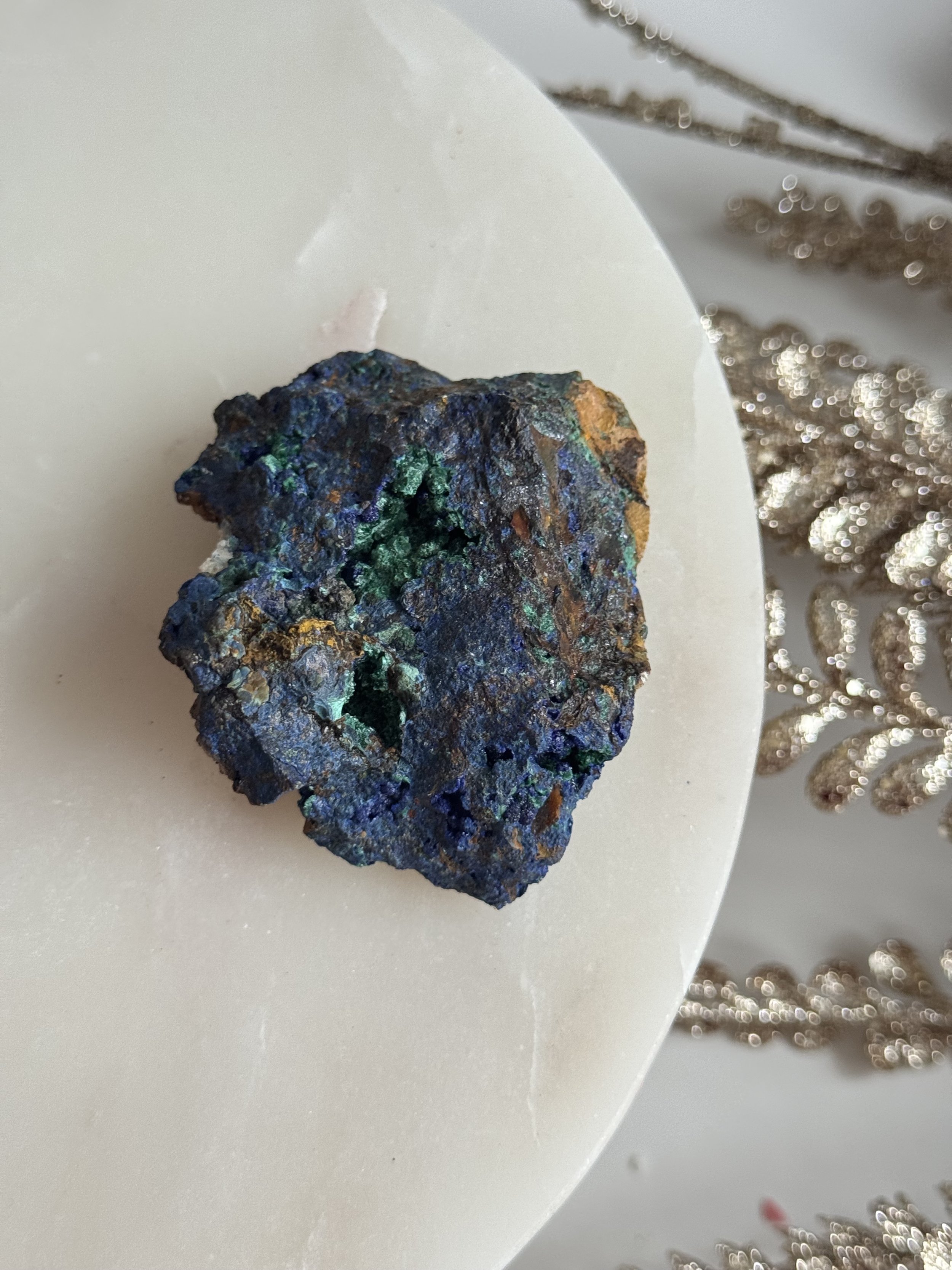 Azurit malachit brut AAA+