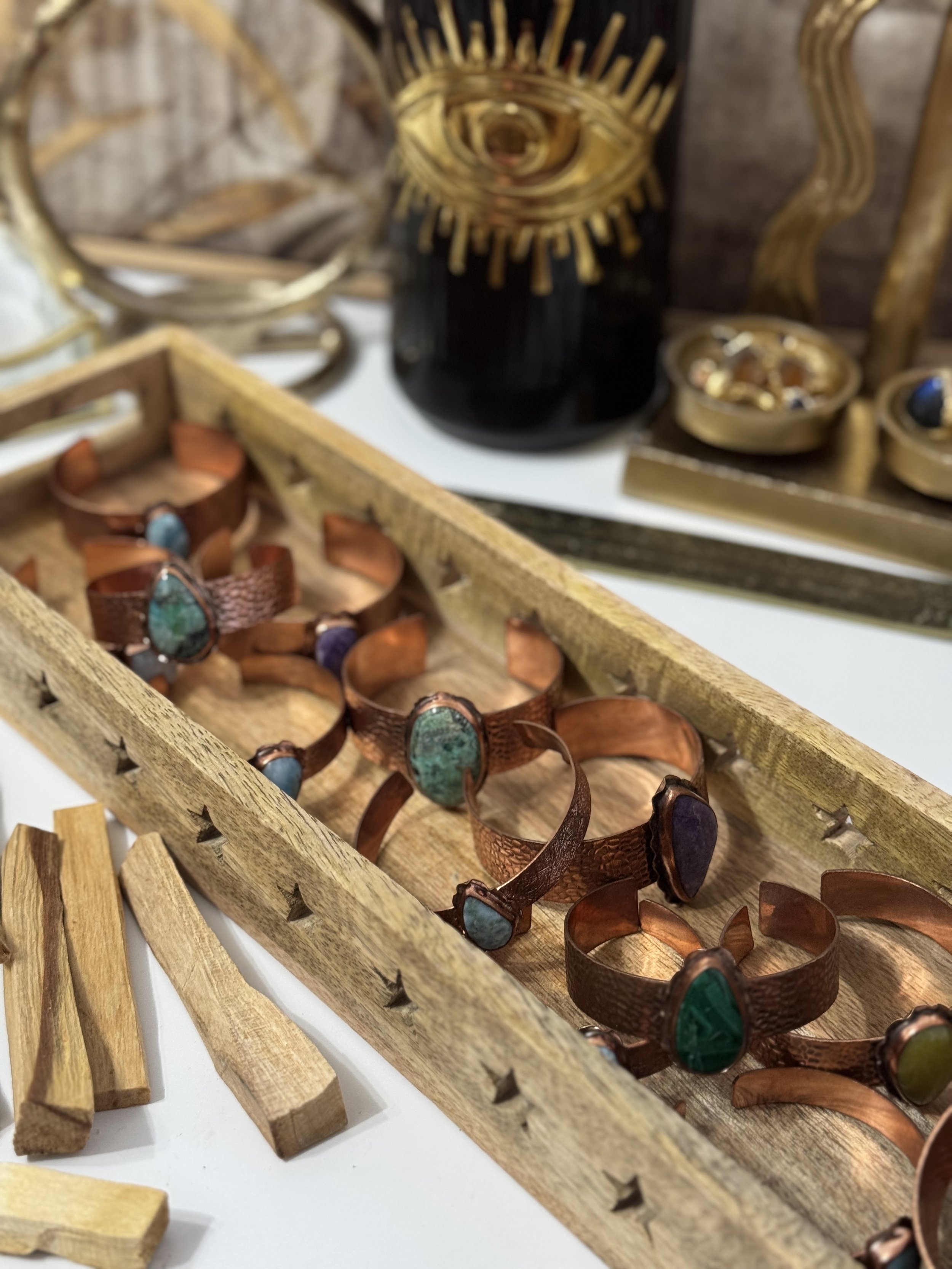 Lot Special Cupru, Alama si cristale de cea mai buna provenienta si calitate 