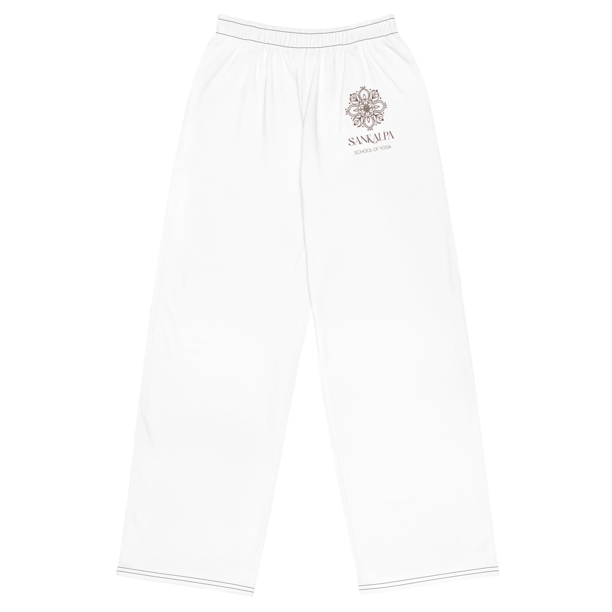 All-over print unisex wide-leg pants
