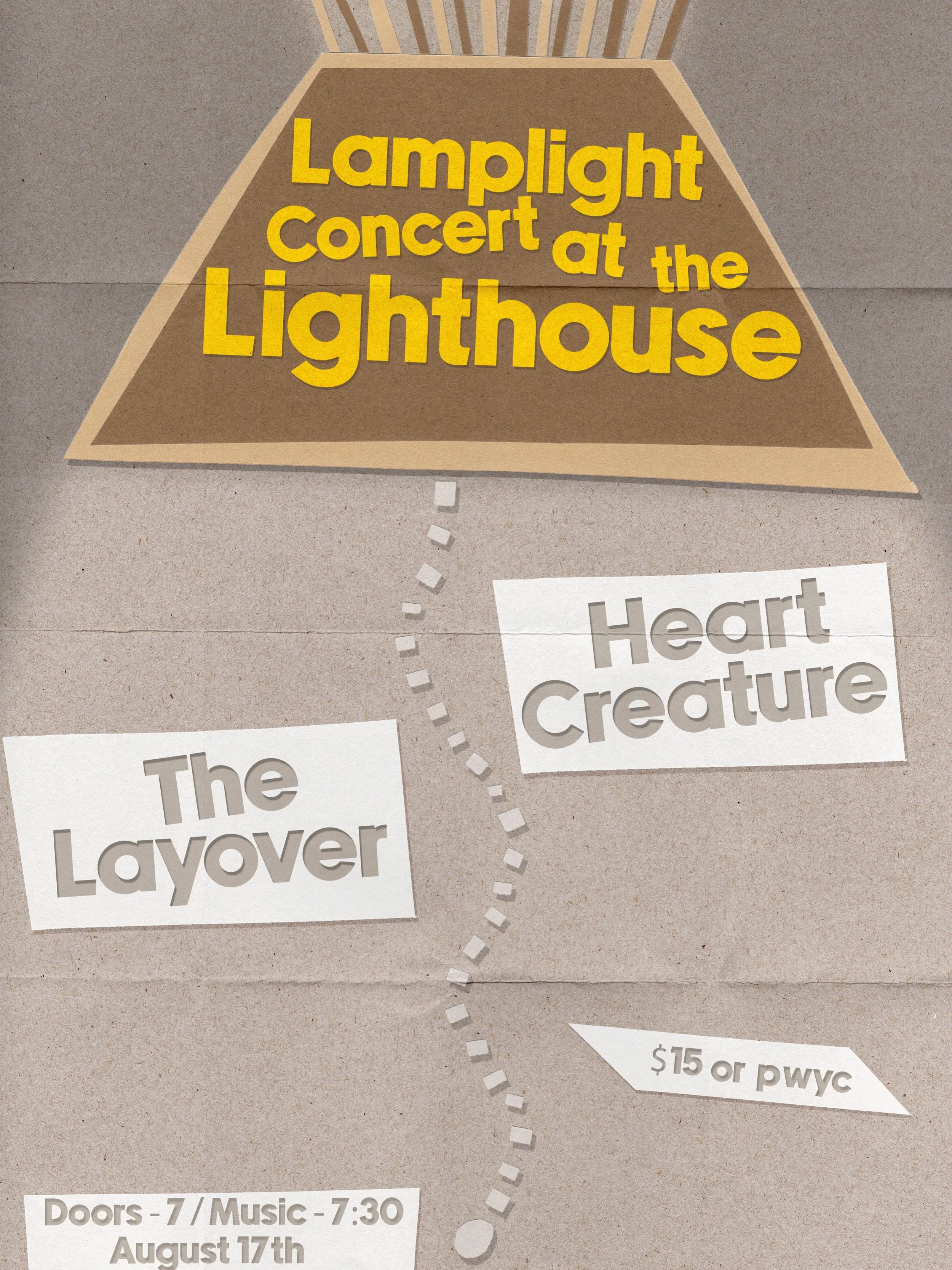 I&rsquo;m throwing a show at my house (the lighthouse) in just under a week. We have @heartcreaturemusic and @_thelayover combining groups to play a song together, as well as their own sets. 

We are going to bring a special type of home show with ou