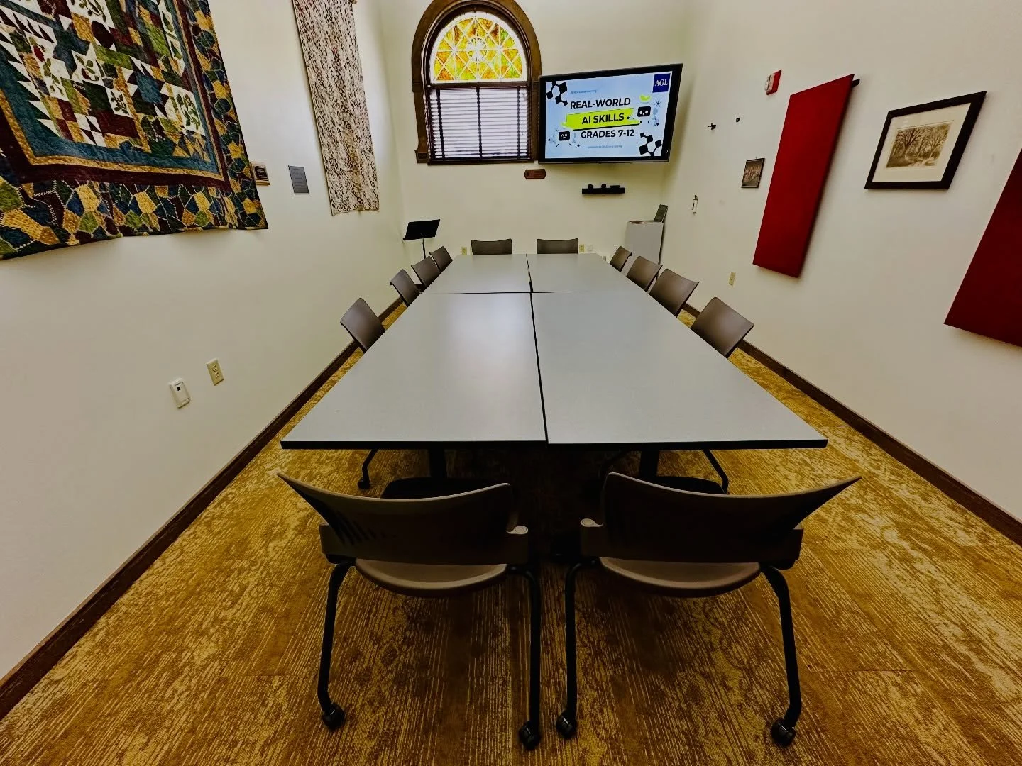 Snowstorm or not, Athena Global Learning (AGL) showed up today. ❄️💙

After two full days of being pounded by winter weather here in Marquette, we made it to Peter White Public Library for our AI for Students, Grades 7&ndash;12 workshop, focused on s