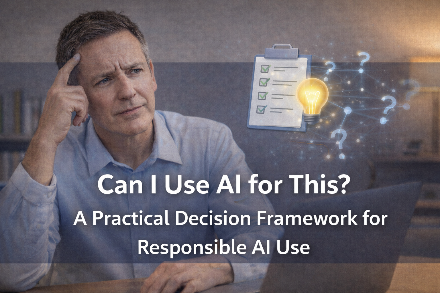 Can I Use AI for This? A Practical Decision Framework for Responsible AI Use