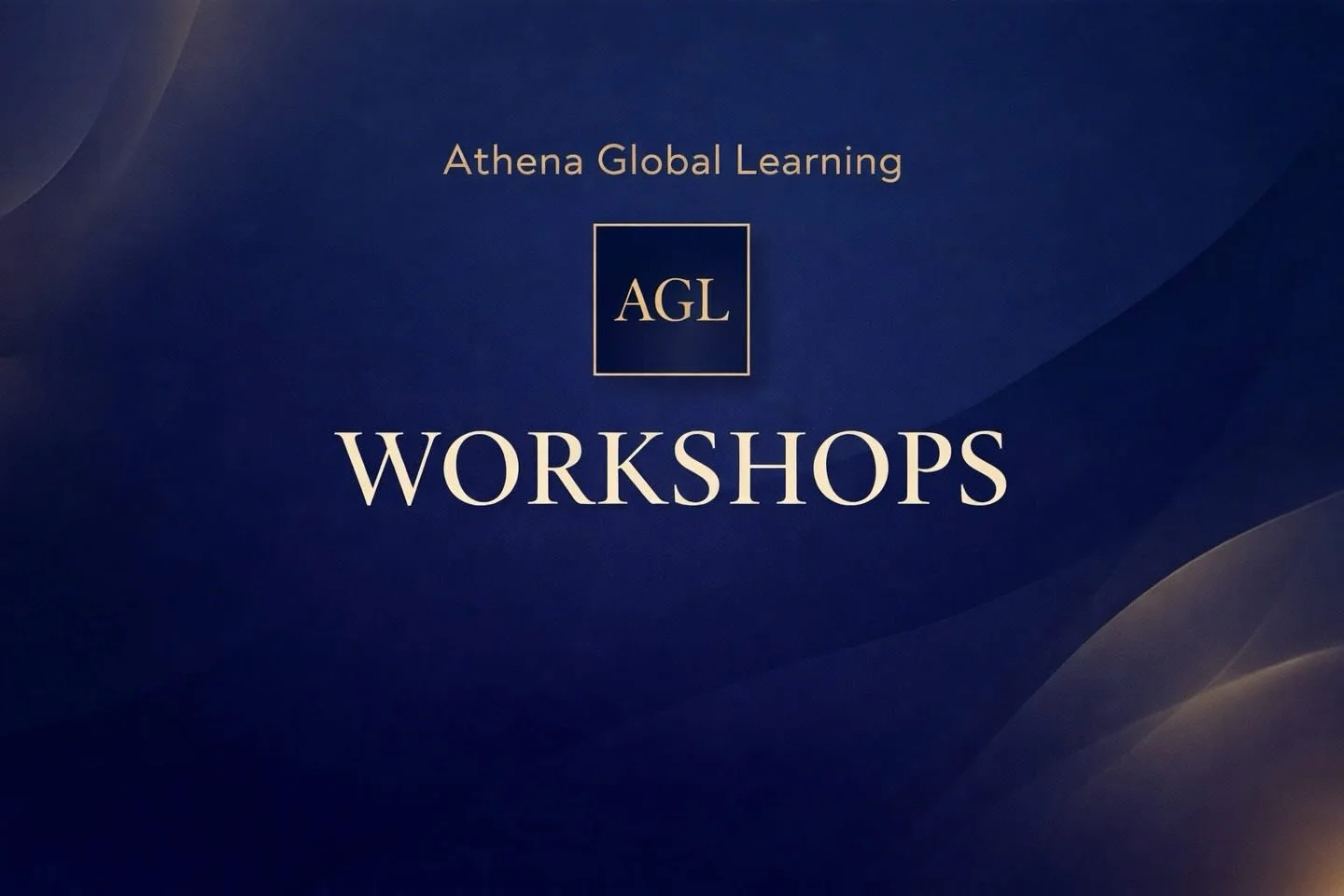 Athena Global Learning (AGL) is continuing to expand opportunities for learners, families, and professionals to engage with AI in practical, responsible, and accessible ways.

We invite you to bookmark and follow our Workshops page to stay up to date