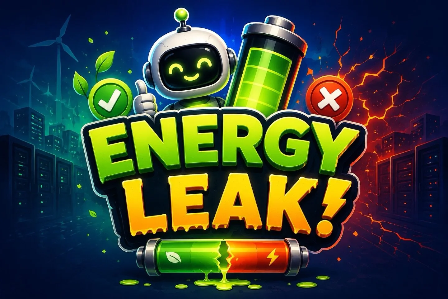 🎮 New from Athena Global Learning (AGL)!

Energy Leak! is a free interactive AI literacy game that helps learners recognize habits that either conserve or waste the energy required to power artificial intelligence.

Through a series of everyday scen