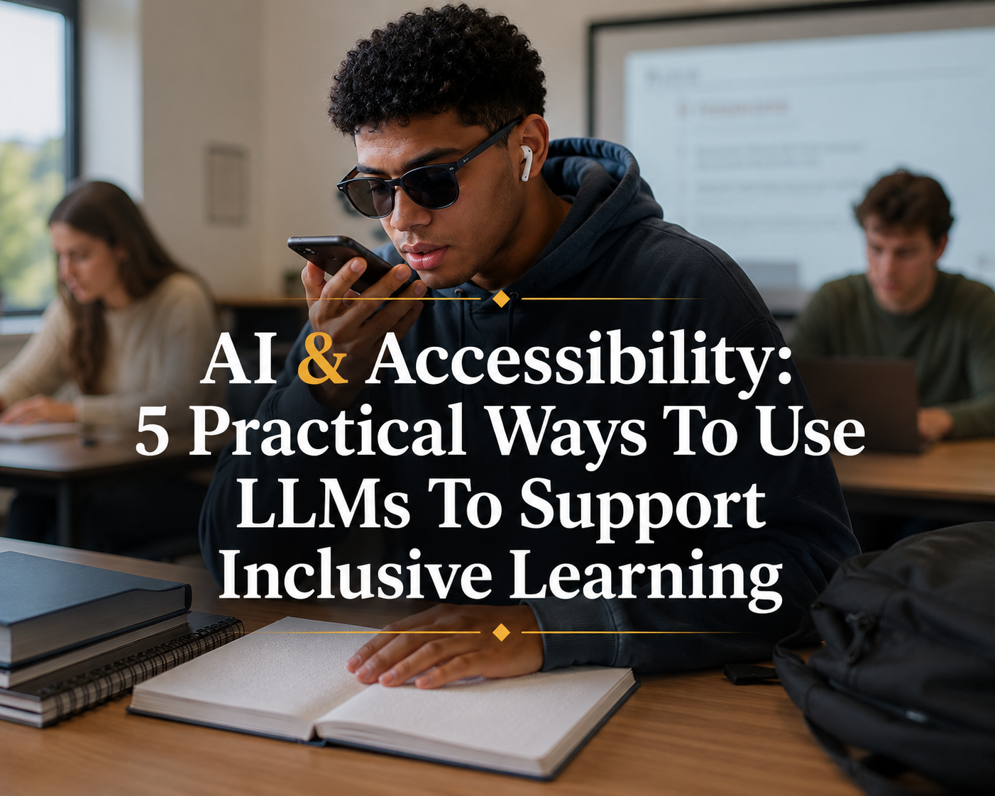 New Publication – AI &amp; Accessibility: 5 Practical Ways To Use LLMs To Support Inclusive Learning, Learning Guild
